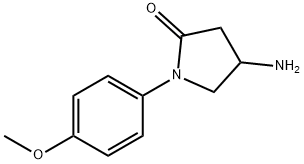 4-amino-1-(4-methoxyphenyl)pyrrolidin-2-one(SALTDATA: HCl) Struktur