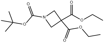 1,3,3-Azetidinetricarboxylic acid, 1-(1,1-dimethylethyl) 3,3-diethyl ester price.