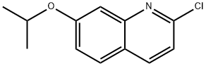 Quinoline, 2-chloro-7-(1-methylethoxy)- Struktur