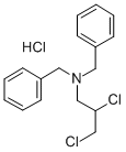 1-Dibenzylamino-2,3-dichloropropane hydrochloride Struktur