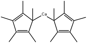 Bis(pentamethylcyclopentadienyl)calcium Struktur