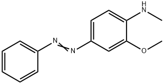 3-METHOXY-4-MONOMETHYLAMINOAZOBENZENE Struktur