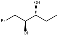 [2R,3R,(-)]-1-Bromo-2,3-pentanediol Struktur