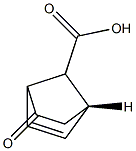 Bicyclo[2.2.1]hept-2-ene-7-carboxylic acid, 5-oxo-, (1S-syn)- (9CI) Struktur