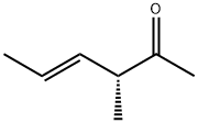 4-Hexen-2-one, 3-methyl-, [R-(E)]- (9CI) Struktur