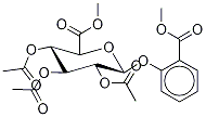 Methyl Salicylate β-D-O-Glucuronide Triacetate Methyl Ester Struktur