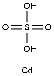 Cadmium sulfate Structure