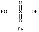 sulphuric acid, iron salt  Struktur