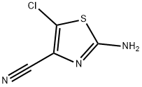 4-Thiazolecarbonitrile,  2-amino-5-chloro- Struktur