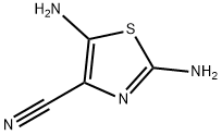 4-Thiazolecarbonitrile,  2,5-diamino- Struktur