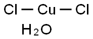 Copper(II) chloride dihydrate Struktur