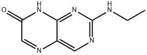 7(8H)-Pteridinone,2-ethylamino-(6CI) Struktur