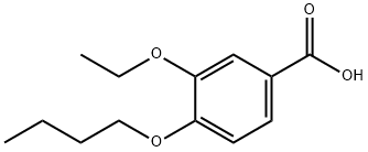 4-BUTOXY-3-ETHOXY-BENZOIC ACID Struktur