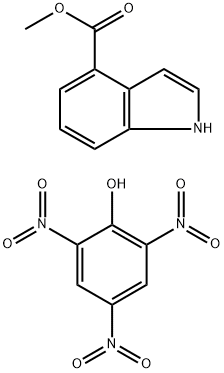 Methyl indole-4-carboxylate Struktur