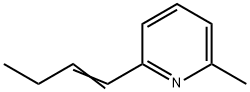 Pyridine, 2-(1-butenyl)-6-methyl- (9CI) Struktur