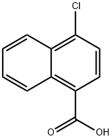 4-chloro-1-naphthalenecarboxylic acid Struktur