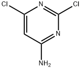 4-Amino-2,6-dichloropyrimidine Structure