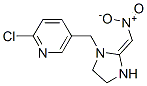 2-chloro-5-[[(2Z)-2-(nitromethylidene)imidazolidin-1-yl]methyl]pyridine Struktur