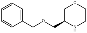 3-((benzyloxy)methyl)morpholine Struktur