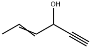 (E)-hex-4-en-1-yn-3-ol Struktur