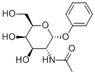 PHENYL 2-ACETAMIDO-2-DEOXY-ALPHA-D-GALACTOPYRANOSIDE Struktur