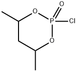 2-Chloro-4,6-dimethyl-1,3,2-dioxaphosphorinane 2-oxide Struktur