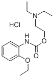 2-(Diethylamino)ethyl o-ethoxycarbanilate hydrochloride Struktur