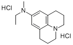 N-Methyl-N-(2,3,6,7-tetrahydro-1H,5H-benzo(ij)quinolizin-9-yl)ethylami ne dihydrochloride Struktur