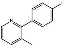 2-(4-FLUOROPHENYL)-3-METHYLPYRIDINE Struktur