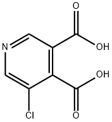 5-chloropyridine-3,4-dicarboxylic acid Struktur