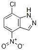 7-CHLORO-4-NITRO-1H-INDAZOLE Struktur