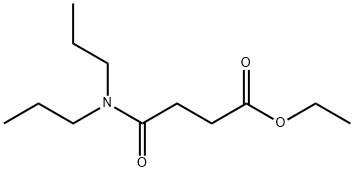 N,N-Dipropylsuccinamidic acid ethyl ester Struktur