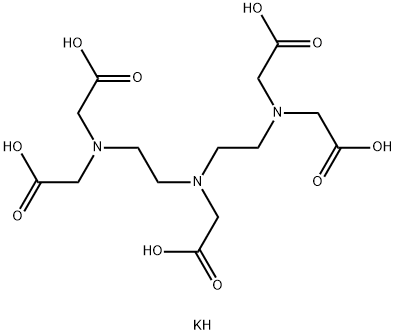 Glycine, N,N-bis2-bis(carboxymethyl)aminoethyl-, potassium salt Struktur