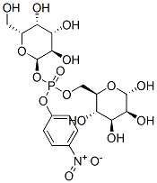 4-nitrophenyl-alpha-mannopyranoside 6-(alpha-galactopyranosyl phosphate) Struktur