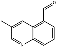 3-Methyl-5-quinolinecarboxaldehyde Struktur