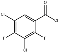 3,5-Dichloro-2,4-difluorobenzoyl chloride Struktur