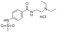 Benzamide, N-(2-(diethylamino)ethyl)-4-((methylsulfonyl)amino)-, monoh ydrochloride price.