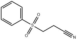 3-(PHENYLSULFONYL)PROPIONITRILE Struktur