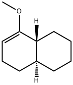 trans-8-Methoxy-1,2,3,4,4a,5,6,8a-octahydronaphthalene Struktur