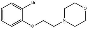 4-[2-(2-BROMOPHENOXY)ETHYL]MORPHOLINE Struktur