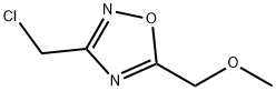 3-(CHLOROMETHYL)-5-(METHOXYMETHYL)-1,2,4-OXADIAZOLE Struktur