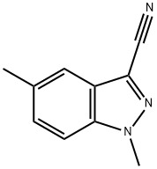 1,5-DIMETHYL-1H-INDAZOLE-3-CARBONITRILE Struktur