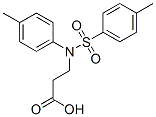 3-[(TOLUENE-4-SULFONYL)-P-TOLYL-AMINO]-PROPIONIC ACID Struktur