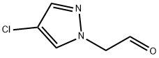 (4-chloro-1H-pyrazol-1-yl)acetaldehyde Struktur