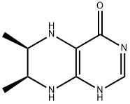 4(1H)-Pteridinone,5,6,7,8-tetrahydro-6,7-dimethyl-,(6R-cis)-(9CI) Struktur