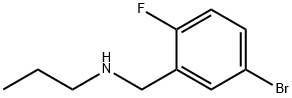 4-BroMo-1-fluoro-2-(propylaMinoMethyl)benzene Struktur