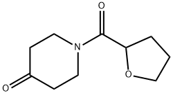 1-(TETRAHYDRO-2-FURANYLCARBONYL)-4-PIPERIDINONE Struktur