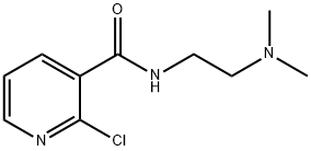 2-Chloro-N-[2-(dimethylamino)ethyl]nicotinamide Struktur