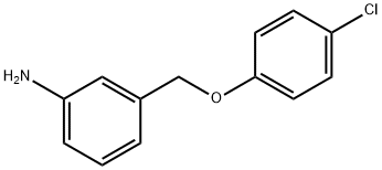 3-(4-chlorophenoxymethyl)aniline Struktur