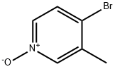 4-bromo-3-methyl-1-oxido-pyridine Struktur